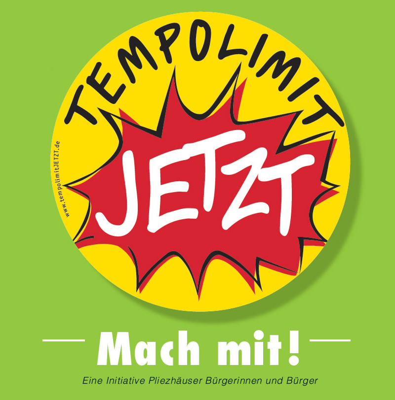Autoaufkleberaktion Tempolimit JETZT